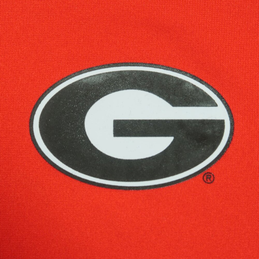 Nike Georgia Bulldogs Pullover Mens L Red Logo Half Zip Performance Sideline - Picture 4 of 7